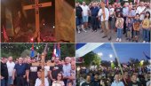 HILJADE NIKŠIĆANA I VEČERAS BRANI SVETINJE: Litiji se pridružio i Miodrag Daka Davidović, poruka jasna - NE DAMO SVETINJE (FOTO/VIDEO)