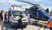 HEROJI SRPSKOG NEBA: Bebu koja ima samo devet dana helikopterom prebacili u UKC u Banja Luku