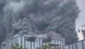 GOREO PAMUK KOJI UPIJA ZVUK: Epilog požara u zgradi Huavej - pronađena ugljenisana tela (VIDEO)