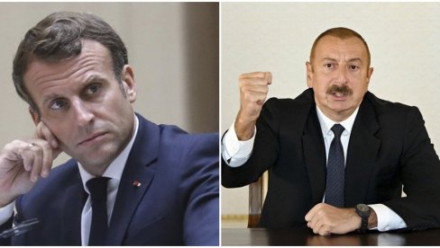 АЛИЈЕВ ДЕМАНТУЈЕ МАКРОНА: Лидер Азербејџана о инсинуацијама француског председника