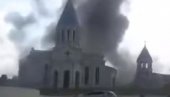 AZERBEJDŽAN TVRDI: Naša vojska nije gađala crkvu (VIDEO)