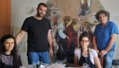 MOZAIK BOGORODICE KRASI ULAZ: Umetnički rad porodice Ivanović, iz Paraćina, ukrašavaće Hilandar po blagoslovu igumana Metodija