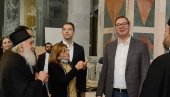 U DRUŠTVU PATRIJARHA IRINEJA: Predsednik Vučić obišao završne radove na uređenju Hrama Svetog Save (FOTO)