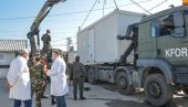 POMOĆ U BORBI PROTIV KORONE: KFOR donirao kontejnere zdravstvenim ustanovama u Gračanici i Lapljem selu