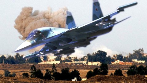 УНИШТЕНЕ БАЗЕ МИЛИТАНАТА: Руска авијација дејствовала у сиријској провинцији Хомс