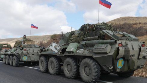 RUSKI GRANIČNICI OBEZBEĐUJU PUT: Nova straža za problematične tačke na jermenskoj granici sa Azerbejdžanom