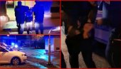 SNIMAK HAPŠENJA OSUMNJIČENOG ZA PLJAČKU: Budakom razbio izlog, policija mu stavila lisice na ruke (VIDEO)