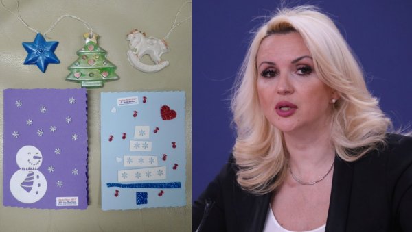 ДАРИЈА НАРУЧИЛА ПОСЕБНЕ ЧЕСТИТКЕ: Министарство ће слати празничне пошиљке коју праве деца из “Плаве шкољке”