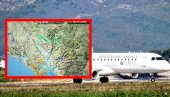 NEVEROVATNA SCENA NA NEBU IZNAD CRNE GORE: Pilot poleteo za Beograd i na emotivan način se oprostio od svoje avio-kompanije (FOTO)