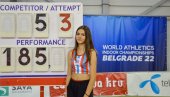 TATINA ĆERKA: Angelina Topić prva na svetu u kategoriji mlađih juniorki u skoku u vis