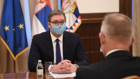 ВУЧИЋ СА БРАТУОМ: Председник се састао са новоизабраним шефом Мисије ОЕБС