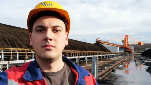 TRUD SE ISPLATI: Darku Pašaliću (26) iz Doboja protekla godina bila uspešna, Kao najbolji radnik u Rudniku i TE u 2020. dobio 5.000 KM