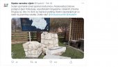 RUŠE GA ZBOG PARKINGA: Spomenik podignuit žrtvama ustaškog režima i borcima vojvođanskih brigada