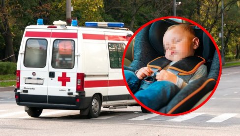 GLEDALA SAM SVOJE DETE KAKO PLAČE, MALO I NEMOĆNO: Vatrogasci obili automobil da bi spasili bebu u Sremčici