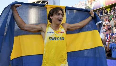 ДУПЛАНТИС ОБОРИО СВЕТСКИ РЕКОРД! Шведски алтетичар поставио нови најбољи резултат свих времена у скоку с мотком