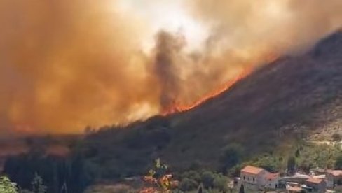 VELIKI POŽAR KOD DUBROVNIKA: Vatra pretila kućama (VIDEO)