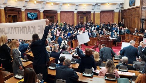 BROJKE I SLOVA: Poslanici opozicije tražili smenu Gašića, a onda pokazali neodgovornost