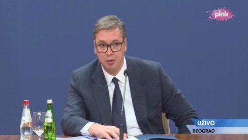 SRBIJA IMA JASAN STAV Vučić: Oni moraju jednoglasno da donesu odluku, neće biti lako da mi jedini budemo protiv