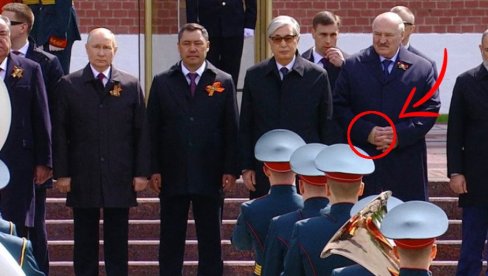 ŠTA SE DANAS DESILO SA LUKAŠENKOM? Svi primetili čudan detalj na ruci, posle parade se odmah vratio u Minsk (VIDEO)