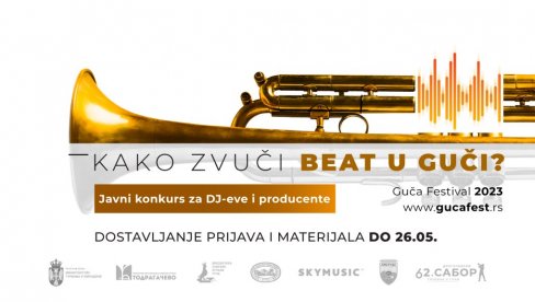 Produžen rok za prijave na konkurs “Kako zvuči beat u Guči” namenjen DDŽ-evima i muzičkim producentima, prijave do 26. maja