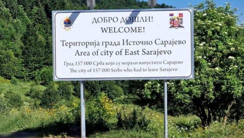 SRBE NA VRBE I MRŠ IZ BOSNE: Uvredljive poruke osvanule na tabli u Istočnom Sarajevu