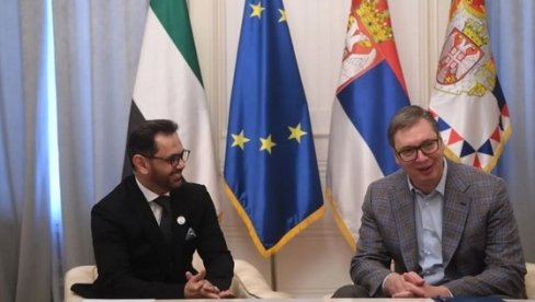 NIJE LAKO ISPRATITI VELIKOG PRIJATELJA: Vučić primio u oproštajnu posetu ambasadora UAE Mubaraka el Daherija