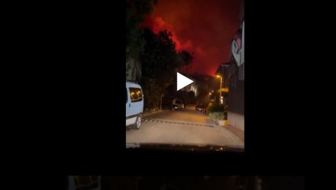 GORI U HRVATSKOJ: Požari kod Dubrovnika noću postaju crveni