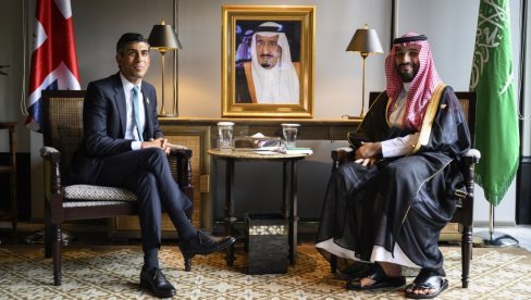 БИЛАТЕРАЛНА САРАДЊА: Разговарали Сунак и саудијски престолонаследник Мохамед бин Салман