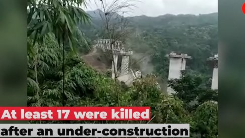 NOVA TRAGEDIJA POGODILA INDIJU: Pala skela na gradilištu železničkog mosta, poginulo 26 osoba  (VIDEO/FOTO)
