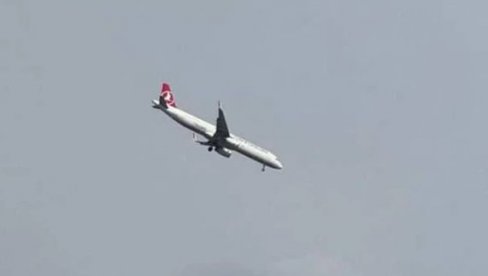 DA SE NAJEŽIŠ: Pogledajte snimak neuspešnog pokušaja sletanja aviona na beogradski aerodrom (VIDEO)