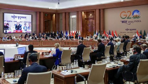 МОСКВА ПОЗДРАВИЛА СТАВ Г20, КИЈЕВ СЕ НАЉУТИО: Лидери земаља на самиту у Њу Делхију нису осудили Русију због рата у Украјини