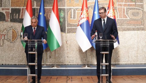 VUČIĆ PORUČIO: Zahvalan sam Orbanu na svakoj podršci koju je pružio Srbiji (FOTO)