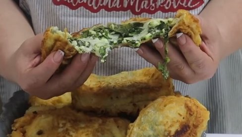 NEDELJNI DORUČAK KOM NE MOŽE DA SE ODOLI: Pohovana pita sa spanaćem i sirom, ukus kakvog nema nadaleko (VIDEO)