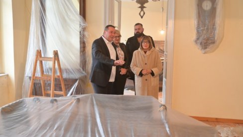 POSETA MINISTARKE MAJE GOJKOVIĆ ŠIDU : Obnova krova na Galeriji Šumanović