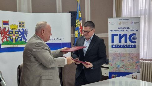 REGIONALNI GIS CENTAR: Sporazum o saradnji Leskovca i Lebana