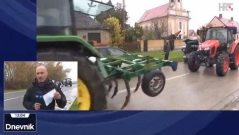 HRVATSKA POLICIJA NE DA POLJOPRIVREDNICIMA DA BLOKIRAJU PRILAZ AUTO-PUTU: U diktatorskoj Srbiji to je redovna pojava