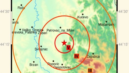 ГРАЂАНИ УЗНЕМИРЕНИ, ШТЕТЕ НЕМА: Три земљотресa pogodila Петровaц на Млави последња три месеца