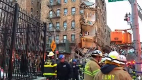 URUŠILA SE ZGRADA U NJUJORKU: Vatrogasci traže zarobljene ispod ruševina šestospratnice (FOTO/VIDEO)