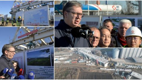 DO SUBOTICE ZA SAT I 15 MINUTA Vučić obišao radove na vijaduktu kod Vrbasa: U decembru 2024. otvaramo prugu (VIDEO)