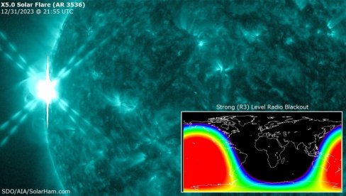 NAJVEĆA ERUPCIJA NA SUNCU: Moguće smetnje u signalima i pojačanje polarne svetlosti