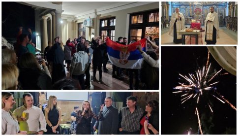 I U SLAVLJU GRADE HRAM: Uz vatromet održan doček Pravoslavne nove godine u dvorcu u Srpskoj Crnji (FOTO/ VIDEO)