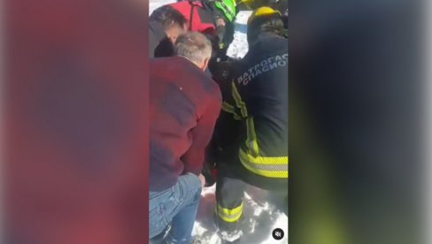 OKONČANA DRAMA U BAJINOJ BAŠTI: Pogledajte kako su vatrogasci spasili muškarca koji je pao sa vidikovca (VIDEO)