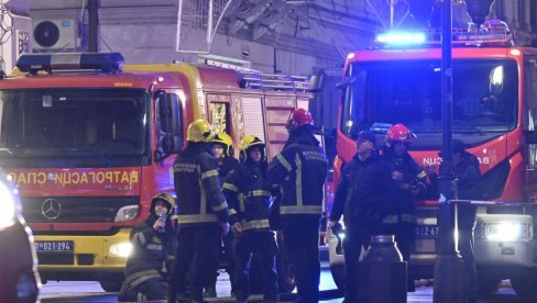 POŽAR U STAMBENOJ ZGRADI U BEOGRADU: Zapalio se strujomer, vatrogasci hitno izašli na teren