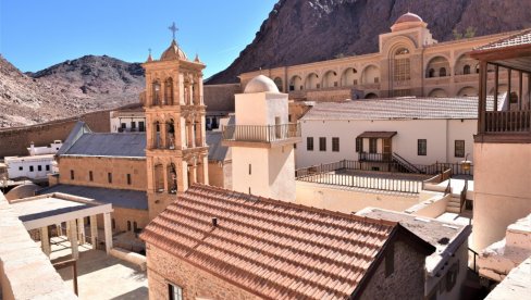 СВЕТИ САВА ЈЕ СРПСКИ МОЈСИЈЕ И ОТАЦ НАЦИЈЕ: У манастиру Свете Катарине, ризници хришћанства, где је живо сећање на првојерарха