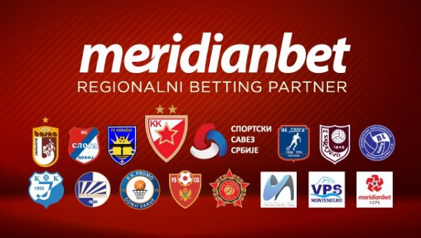 Регионални лидер у развоју спорта: Компанија Меридианбет највећи спонзор клубова и Савеза!
