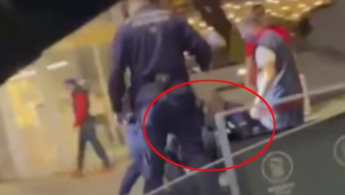LEZI, LEZI DOLE: Munjevita akcija policije na Vračaru, muškarac oboren na pod i uhapšen (VIDEO)