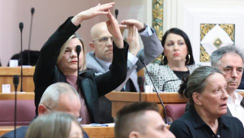 PREVARILI STE NAROD, SOROŠEVCI! Haos u Hrvatskom saboru posle izbora novog državnog tužioca (FOTO)