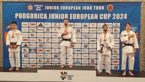 ВЕЛИКИ УСПЕХ: Џудиста Борис Рутовић освојио златну медаљу на Европском купу (ФОТО)