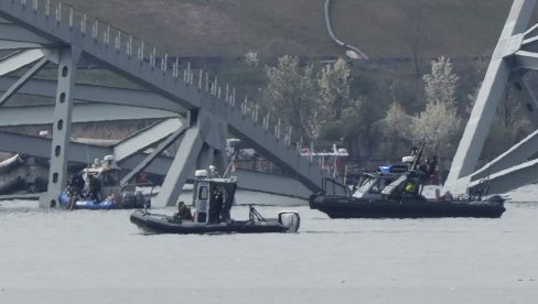 ИЗВУЧЕНА ДВА ТЕЛА У БАЛТИМОРУ: После рушења моста у САД наставља се потрага за још четворицом радника за које се претпоставља да су мртви
