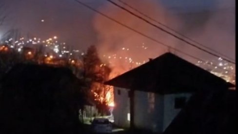 POŽARI DONELI DRAMU U ROŽAJAMA: Vatrogasci spasili naselje Bandživo brdo (FOTO)